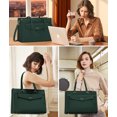 thumbnail image 5 of Lovevook Laptop Tote Bag for Women,PU Leather Teacher Nurse Office Ladies Work Bag,Classy Anti-Thief Women Handbags Shoulder Bags-Large, 5 of 7