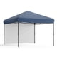 thumbnail image 1 of Carpa Plegable 3x3m para Exterior - Montaje Fácil por Una Individuo - Impermeable y Protección UV - Estructura Reforzada y Lona Oxford 210D Plateada - Incluye 1 Pared Lateral, 1 of 8