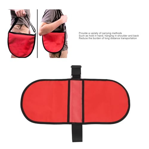 VBESTLIFE Discus and Shot Put Carrier Bag, Waterproof Oxford Fabric Shot Put Dual Storage Bag with Adjust Strap for Track Field