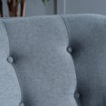 thumbnail image 4 of Felicity Mid Century Charcoal Fabric Arm Chair, 4 of 7