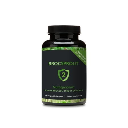 Naturally 60 Vegetable Capsules - BROC SPROUT 2 Whole Broccoli Sprout Vegetable Capsules, 60 Ct