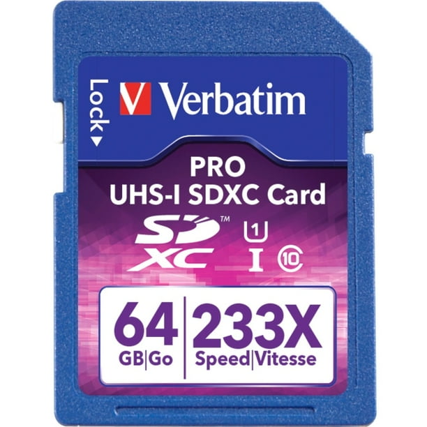 Verbatim/Smartdisk 64GB SDXC Memory Card Class 10