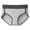 Dark Gray, variant on SCSAlgin Womens Cotton Underwear Low Waist Full Coverage Briefs Soft Breathable Panties Stretch Underpants