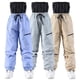 thumbnail image 5 of Pantalones de esquí para hombre y mujer, de invierno, para exteriores, a prueba de viento, impermeables, cálidos, de una sola tabla, pantalones de esquí de doble tabla, 5 of 6