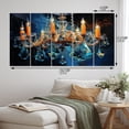 thumbnail image 4 of Designart "Reflecting Dynamic Chandelier" Chandelier Metal Wall Decor Set, 4 of 5