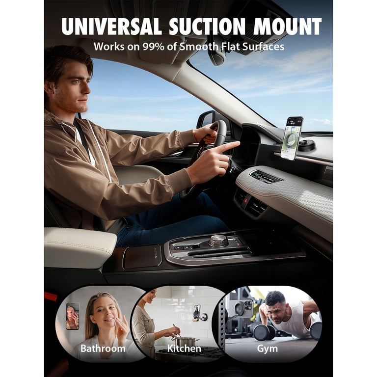 Multi-Position Magnetic Suction Cup Car Mount photo 7