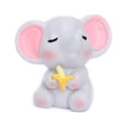 thumbnail image 6 of Anvazise Elephant Figurine Handcrafted Sweet Expression Casting Decorative Realistic Looking Elephant Statue Car Decor style B One Size, 6 of 13