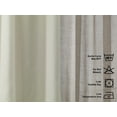 thumbnail image 2 of 3S Brother's 4 Panels Mix and Match Curtains 2 solid Decorative Linen Look curtains and 2 Sheer Linen look Curtains Hanging Back Tap & Rod Pocket Office, Luxury Home Deco Each 28"x63" Cream-Beige, 2 of 6