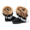 thumbnail image 5 of MAYZERO Women's Warm Faux Fur Lined Mid Calf Winter Snow Boots, 5 of 5