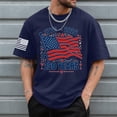thumbnail image 2 of mgoYE 250 Years America Anniversary Shirt Men 250th Independence Day Freedom Shirt USA Flag Star and Stripes Tee 250th Anniversary Gifts(Dark Blue,M), 2 of 5