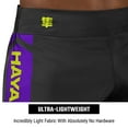 thumbnail image 3 of Hayabusa Men's Icon Kickboxing Shorts - Black/Yellow, Large, 3 of 5