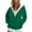 Green, variant on Hoodies for Women Zip Up Hoodie Women's Street Long Sleeve Hooded Zipper Solid Color Casual Sweatshirt Winter Coats for Women