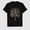 Black-48, variant on Women's Adult Skull Red Rose Graphic T-Shirt, 100% Cotton Short Sleeve Shirt