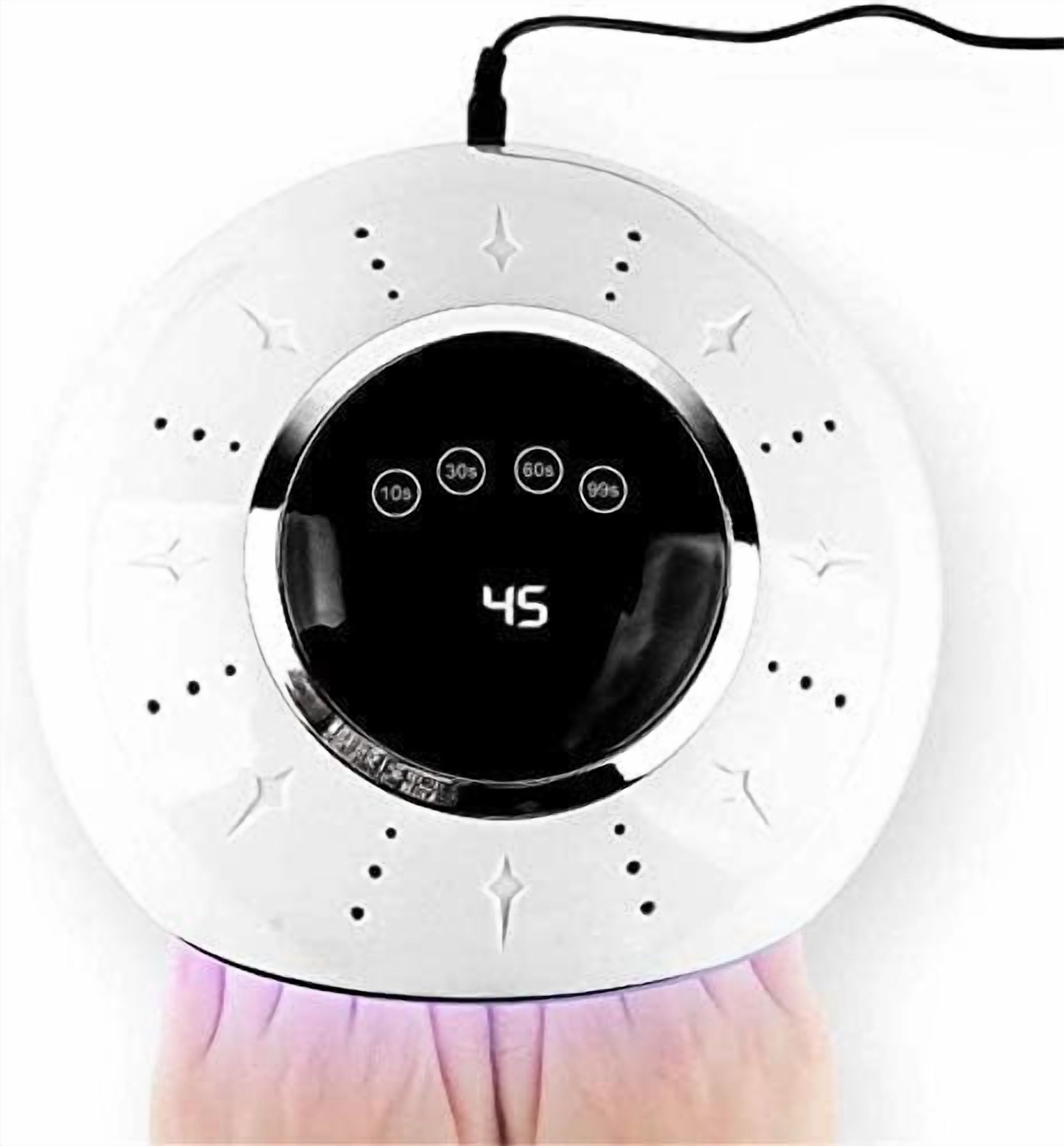 Gel UV Nail Lamp 72W UV LED Nail Dryer Light for Gel Nails Manicure Professional Sa Curing Lamp with 4 Timer Setting Sensor for Gel Nail Polish Curing Manicure