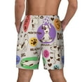 thumbnail image 4 of Haiem Dog Doing Yoga Mens Swim Trunks with Compression Liner 2 in 1 Swimming Shorts Stretch Swimwear Quick Dry,Board Shorts-Large, 4 of 9