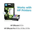 thumbnail image 6 of HP 923 CMYK Original Ink Cartridge 4-Pack, ~500 pages K, ~400 pages C/M/Y,, 6 of 7