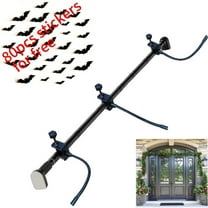 Garland Hangers for Front Door | Garland Hanger Adjustable for 80-100CM Doors | Heavy Duty Garland Holder for Front Door | Easy Installation Christmas Wreath Tension Rod for Door Frame