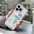 thumbnail image 1 of Funda Blanda De Lujo Transparente A Prueba De Golpes Compatible Con iPhone 14 13 12 11 Pro X Xs Max XR 7 8 Plus SE 3 De Dibujos Animados De Parachoques De Silicona doraemon, 1 of 4