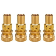 Winnereco 4pcs Universal Offroad Brass Tire Deflators Kit Automatic 6-30psi Tyre Defl