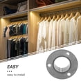 thumbnail image 4 of Clothline Pole Pedestals Curtain Rod Holder Clothes Base Tie Home Supply Closet Socket, 4 of 6