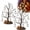 2pcs, variant on Glowing Ghost Tree Halloween Tabletop Decor, Halloween Spooky Ghost Lighted Tree Decoration, for Home, Fireplace Mantel, Party, Indoor Decorations