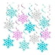 thumbnail image 4 of 12 copos de nieve colgantes para el techo, , adornos para fiestas temáticas de País de las Maravillas, decoración navideña., 4 of 9