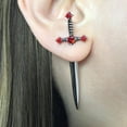 thumbnail image 2 of Show Temperament Delicate Zircon Earrings Gothic Earrings Crystal Diamond Earring Restoring Ancient Ways, 2 of 8