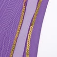 thumbnail image 4 of Bufanda de Cintura de Danza de Vientre Pañuelo de Cadera con Lentejuelas de Gasa Ligera Transpirable Accesorios para Baile Disfraces Morado Macarena bufanda de la danza del vientre, 4 of 8