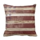 thumbnail image 1 of ABPHQTO Rojo Old Vintage Stars and Stripes Pine Wood White United Funda de almohada 40x40 cm, 1 of 1