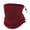 Maroon, variant on Toptie Fleece Neck Warmer Scarf Hat Multifunctional Headgear Winter Beanie Hat Neck Gaiter-Royal Blue
