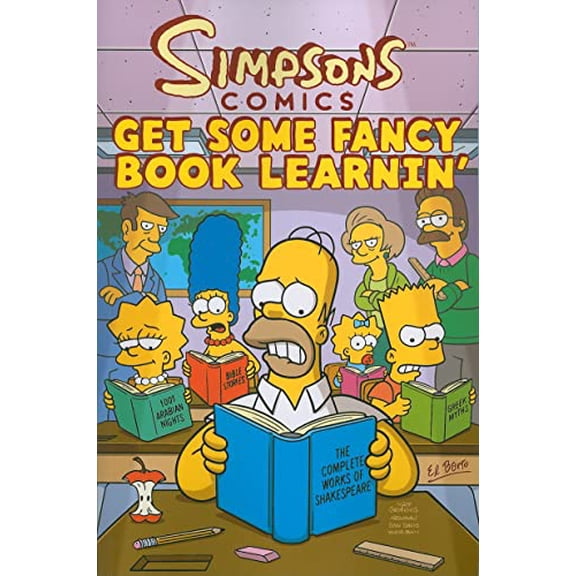 Pre-Owned Simpsons Comics Get Some Fancy Book Learnin' (Paperback) 0061957879 9780061957871