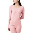 thumbnail image 4 of Valueadd Clearance Women's Thermal Underwear Underlay Sweatshirt Body Tight Sleepwear Thermal Underwear Set for women, 4 of 6