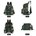 thumbnail image 4 of FORMRS Mini Backpack Purse for Women Travel Daypack Casual Shoulder Bag, Green Christmas Trees, 4 of 7