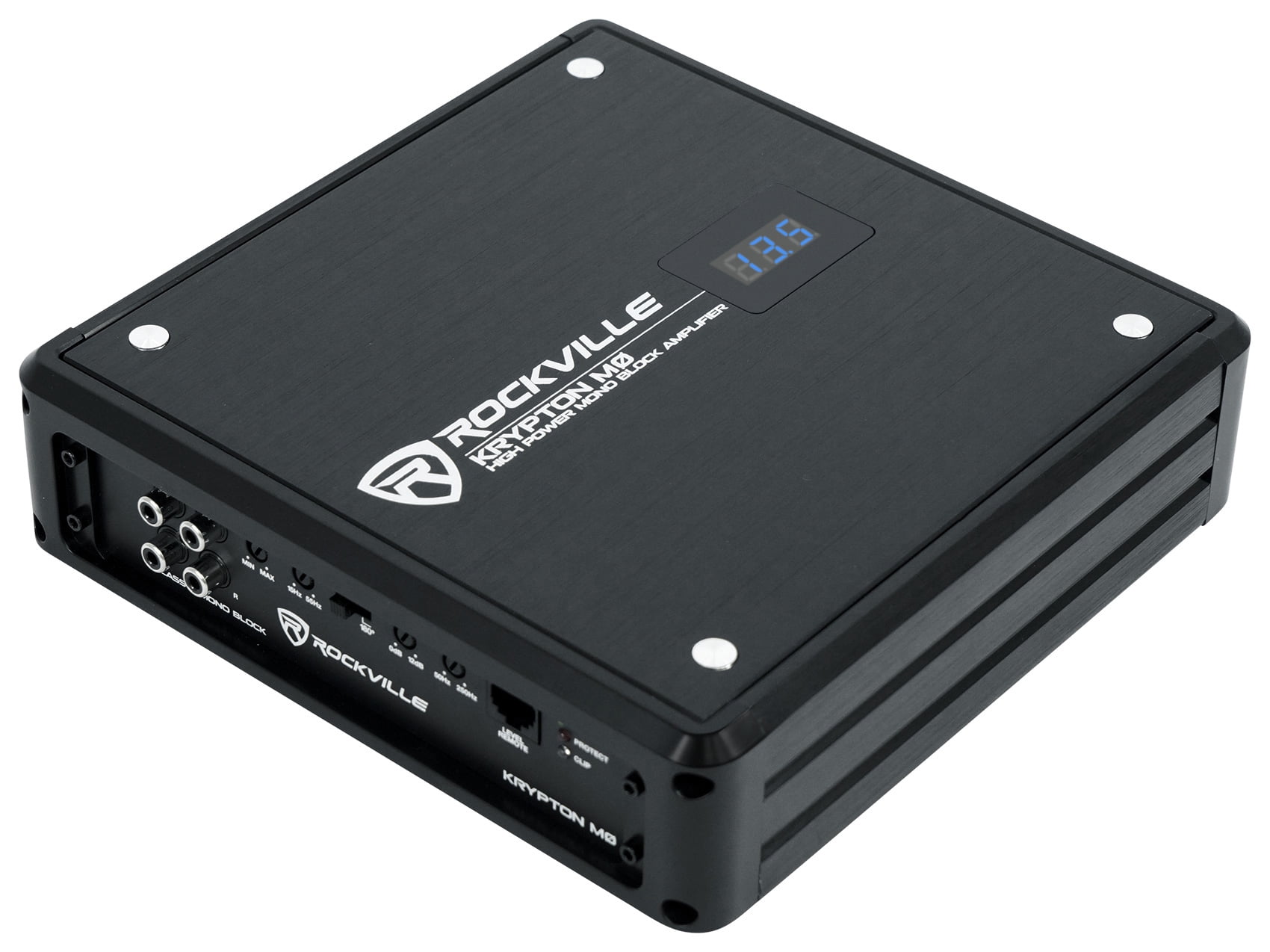 Rockville KRYPTON-M0 1400w Peak/350w RMS Mono 1 Ohm Car Amplifier Amp+Remote