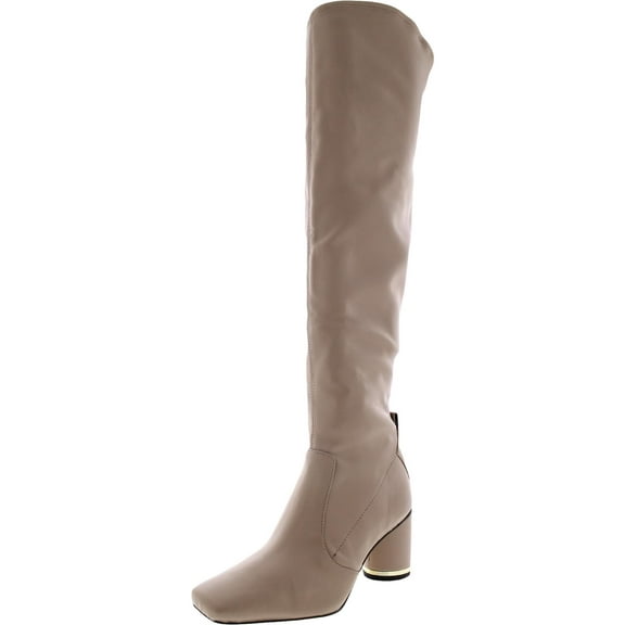 Franco Sarto Womens Pisaboot Faux Leather Tall Over-The-Knee Boots