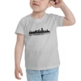 thumbnail image 3 of San Francisco City California Silhouette Cute Toddler Tshirts for Boys Girls (Gray, Youth M), 3 of 5