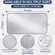 thumbnail image 4 of Cortina Solar Plegable para Parabrisas – Protector contra Rayos UV y Calor, para Auto (XXXX-Extra Grande, 75 x 37 Pulgadas), Incluye Bolsa de Almacenamiento, 4 of 5