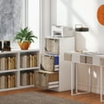thumbnail image 2 of HOMCOM 3 Drawer File Cabinet with Lock Filing Cabinet for A4 Letter White, 2 of 10