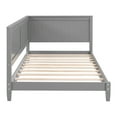 thumbnail image 2 of Twin Size Wood Daybed/Sofa Bed, Gray, 2 of 9