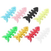 200 Pcs Cable Winder Earphone Fixer Holder Wire Organizer Desk Colleague Gifts Coworker