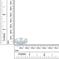 thumbnail image 6 of AFFY Simulated Multi Stone Jasmine Princess Style Engagement Crown Ring In 14k White Gold Over Silver-4.5, 6 of 6