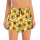 thumbnail image 2 of Balery Sunflowers Pantalones cortos deportivos para mujer con forro y dos bolsillos, elásticos, para entrenamiento, gimnasio, yoga-Medium, 2 of 7