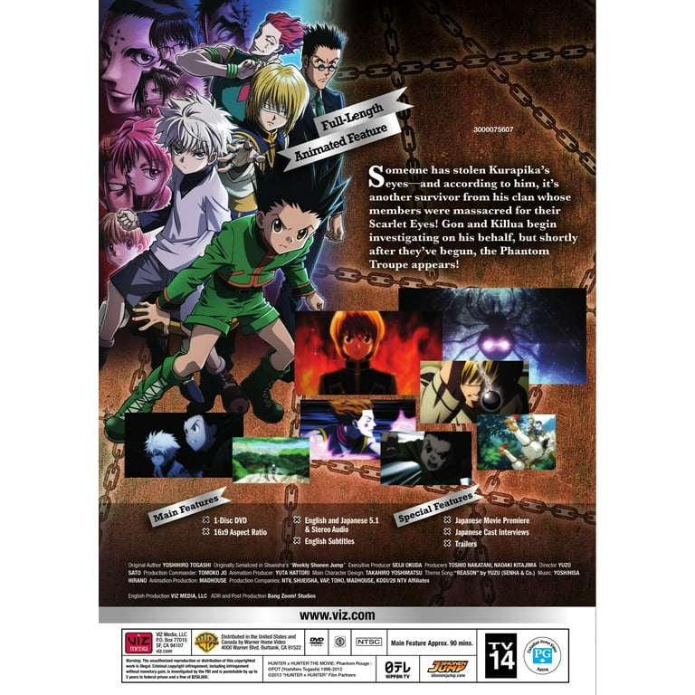 Hunter x Hunter: Phantom Rouge [DVD] - Walmart.com