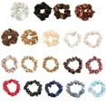 thumbnail image 4 of Large Intestine Circle Hair Tie Set Pure Color Cloth Hair Tie Headdress G7C7, 4 of 9
