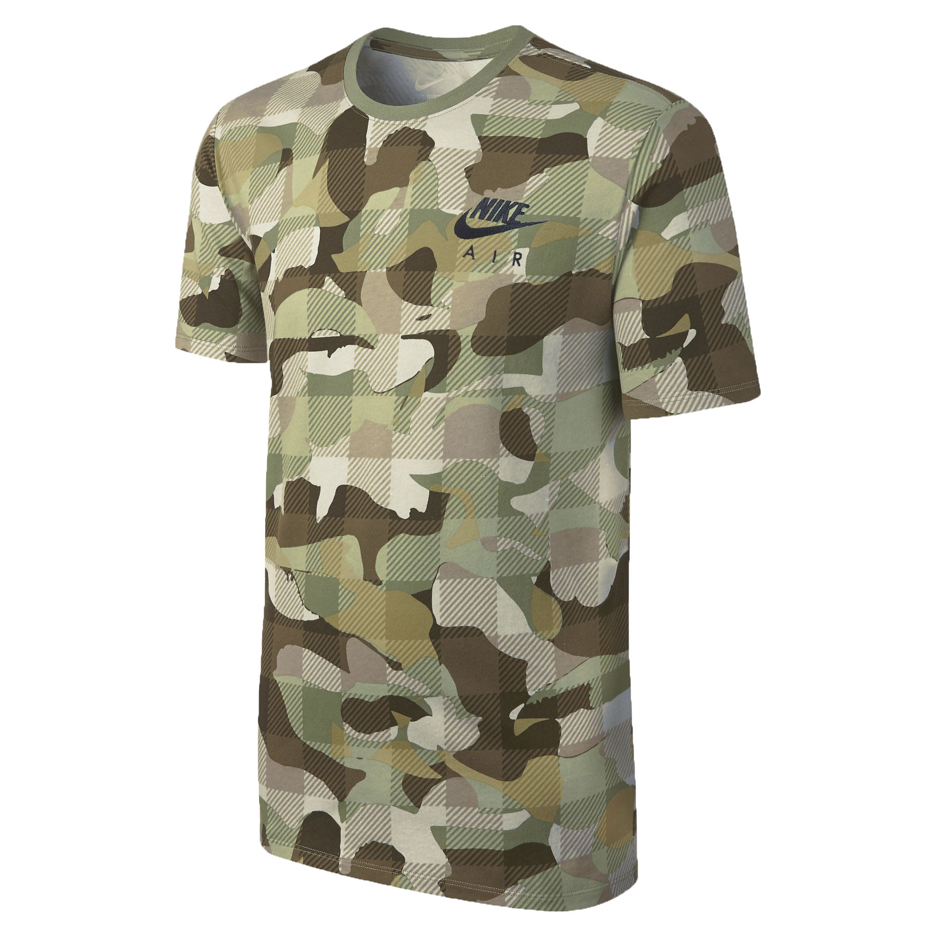 Power Grid Camo T-Shirt-Camo Green 