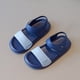 thumbnail image 4 of Toes Abiertos Zapatos Planos Sandalias para Verano Sin Deslizamiento Suela (27) Azul, 4 of 8