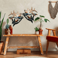 thumbnail image 3 of Vruelia 2 Pack Rustic Metal Wall Art Decor Cabin Hunting Decor Deer Hanging Hobbyists Wildlife Pictures in Western iron, 3 of 6