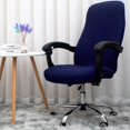 thumbnail image 2 of Printed Office Chair Covers, Stretch Computer Chair Cover Universal Boss Chair Covers Modern Simplism Style High Back Chair Slipcover (Navy, Large), 2 of 7