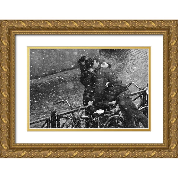 Kravanja, Jure 14x11 Gold Ornate Wood Framed with Double Matting Museum Art Print Titled - Eternity of the moment