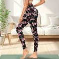 thumbnail image 3 of Renewold Axolotl Flower Star Love Yoga Pants with Pockets for Women High Waisted Workout Yoga Pants Tummy Control Buttery Soft Compression Pants Sportswear Non See-Through, XL, 3 of 8